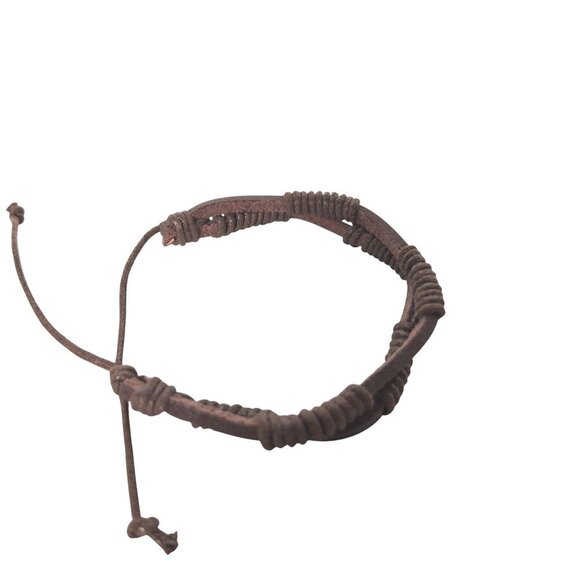 Brown Leather Tree Of Life Celtic Bracelet - Picture 8 of 8